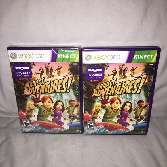 Xbox 360 New Sealed Kinect Adventures / Open Kinect Adventures Enjoy / Collect 1 - Picture 1 of 14